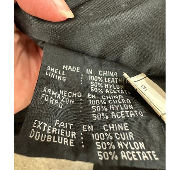 Y2K 90s Minimalist Black Butter Soft Leather Belted Zip Up Jacket Medium - Picture 8 of 10